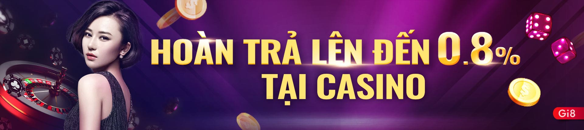 Hoàn trả casino 0,8%