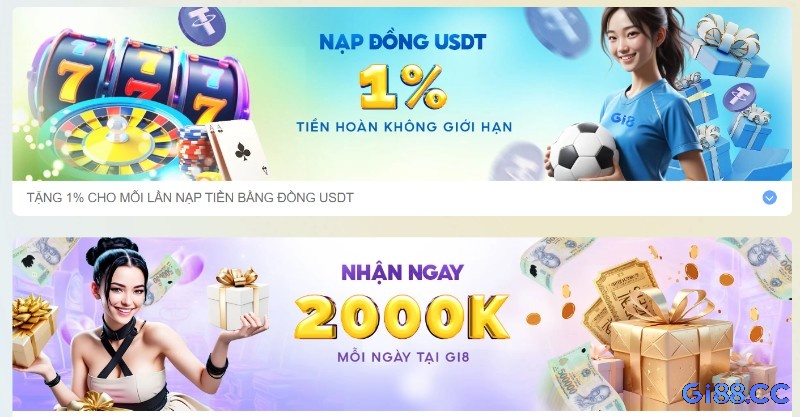 Casino Gi8 có rất nhiều chương trình khuyến mãi