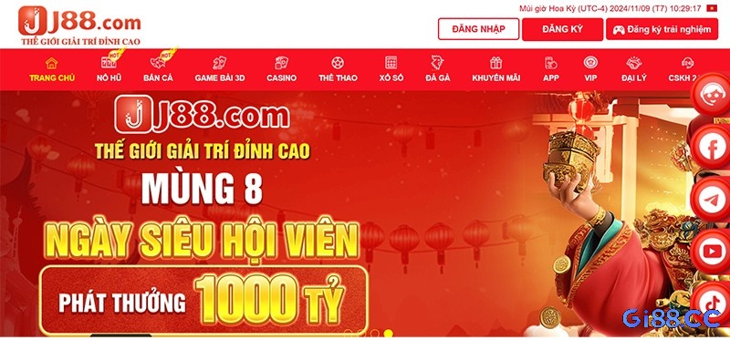 Thương hiệu J88 nổi bật và trở thành điểm đến quen thuộc với nhiều người chơi